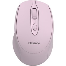 Kryon Classone CBT16 Bluetooth + 2.4 Ghz Şarj Edilebilir Kablosuz Mouse - Pembe