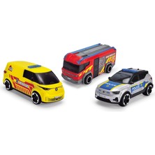 Kryon 203712028038, Sos Kurtarma Takımı, Serbest Tekerlekli, 3’lü Araç Seti, 1:36, 15,5 cm
