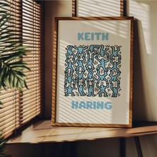 Kryon Keith Haring Çerçevesiz Poster, Modern Dekoratif Çerçevesiz Poster, Tablo, Keithharing-6, 40 x 50