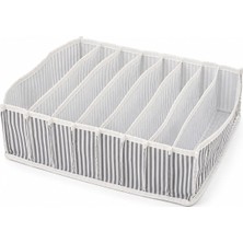 Kryon Akordiyon Düzenleyici Organizer Kumaş Sütyen Çamaşır Düzenleyici Çekmece Içi Organizer, Katlanabilir Iç Çamaşırı Organizeri, Dolap ve Çekmece Düzenleyici (30X39X14 Cm)