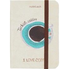 Kryon Scrikss I Love Coffee Notelook Çizgili Defter A6