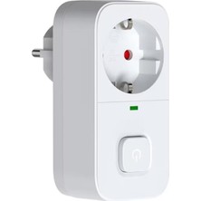 Kryon Ftr-16 Akıllı Priz, 3680W, 250V/16A, Aşırı Akım Koruması, On/off Düğmeli, Beyaz, Duvar Tipi