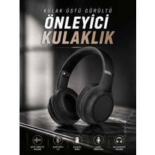 Belirtilmemiş Kulak Üstü Kablosuz Bluetooth Kulaklık Gürültü Önleyici Ayarlanabilir