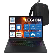 Lenovo Legion Pro 5 16IAX10H Intel Ultra 9 275HX Aı 32GB Ddr5 2tb Ssd+2tb SSD 12GB/RTX5070Tİ/140W 16"240Hz Wqxga (2560X1600) OLED 1100NITS WINDOWS11PRO Gaming Pc W83LU004ETRP14+ZETTAÇANTA