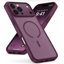 Kryon Magsafe Uyumlu iphone 18 Promax Kılıf Burgundy Cherry (Iphone 18 Pro Max)