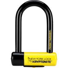 Kryon New York Fahgettaboudit Mini Bisiklet Kilidi, Sarı, Küçük