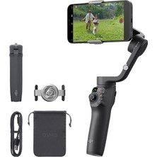 Kryon Osmo Mobile 6 - Akıllı Telefon Gimbal Sabitleyici, Dahili Uzatma Çubuğu, Taşınabilir ve Katlanabilir, Shotguides Özellikli Android ve iPhone Gimbal, Vlogging Sabitleyici