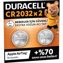 Kryon Cr 2032 Lityum Düğme Pil (2’li Paket) – 3V, (CR2032)