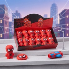 Spider-Man Squishy - 12'li Paket - Yumuşak Oyuncak  Midastech