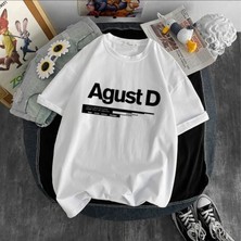 BarsDepo Bts Agust D Baskılı Tişört, Premıum Kalite Unisex Çocuk / Yetişkin