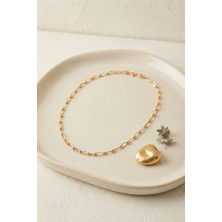 Midas Toptan cm Top ve Halka Zincir Model 50 cm Gold Renk Kadın Kolye Midas