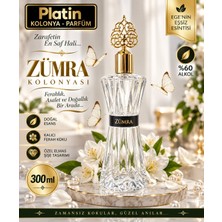 Platin Kolonyaları 300 Ml. Elmas Cam Şişe Zümra Kolonyası