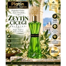 Platin Kolonya & Parfüm Platin Kolonyaları 300 Ml. Elmas Cam Şişe Zeytin Çiçeği Kolonyası