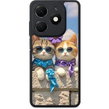 Aksel Kılıf Tecno Spark 20 Uyumlu Baskılı, Mat Siyah,yumuşak Silikon, Koruyucu,şok Emici Kapak,kılıf