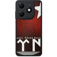 Aksel Kılıf Tecno Spark 20 Uyumlu Baskılı, Mat Siyah,yumuşak Silikon, Koruyucu,şok Emici Kapak,kılıf