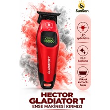 Sunson Ense Tıraş Makinesi - Gladiator T Kırmızı