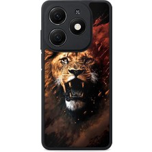 Aksel Kılıf Tecno Spark 20 Uyumlu Baskılı, Mat Siyah,yumuşak Silikon, Koruyucu,şok Emici Kapak,kılıf