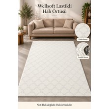 Valoroso Tekstil Lastikli Wellsoft Halı Örtüsü | Dekoratif, Yıkanabilir – Halı Değildir