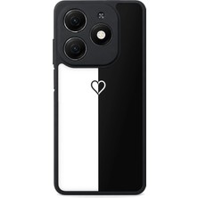 Aksel Kılıf Tecno Spark 20 Uyumlu Baskılı, Mat Siyah,yumuşak Silikon, Koruyucu,şok Emici Kapak,kılıf