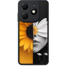 Aksel Kılıf Tecno Spark 20 Uyumlu Baskılı, Mat Siyah,yumuşak Silikon, Koruyucu,şok Emici Kapak,kılıf