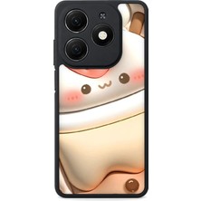 Aksel Kılıf Tecno Spark 20 Uyumlu Baskılı, Mat Siyah,yumuşak Silikon, Koruyucu,şok Emici Kapak,kılıf