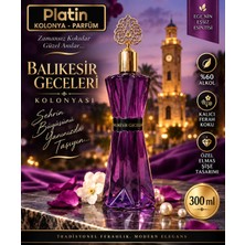 Platin Kolonyaları 300 Ml. Elmas Cam Şişe Balıkesir Geceleri Kolonyası