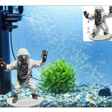 Salıncak Akvaryum Içi Dekor Toxic Backroom ( 8 cm Gri )
