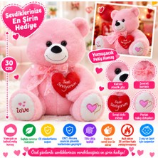 Mabelme Store 1045P Sl Tıkıl Ayı 65CM Pembe