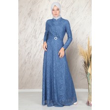 Mestore Ahunisa Tanem Abiye Indigo 6525