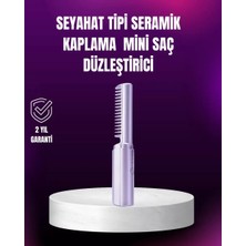 Belirtilmemiş Kablosuz USB Şarjlı Saç Düzleştirici Tarak – Seyahat Boy