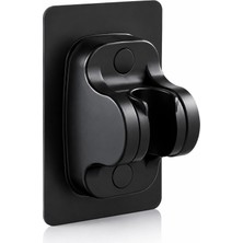 Kawin Krafz Yapışkanlı Duş Başlığı Tutucu , Ayarlanabilir El Duş Tutacağı Delme Yok Duvara Monte Su Geçirmez , Mafsal , Duş Askısı (Black)