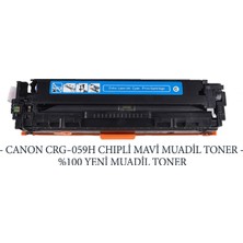 Calligraph Canon CRG-059H / I-Sensys LBP852CX   Chıpli Mavi Muadil Toner