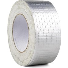 x 2 mt Yüksek Sıcaklık Dayanan Su Geçirmez Alüminyum Folyo Çamur Bant, Çatı Duvar Çatlak Onarıcı Yalıtım, 2 Metre, Boru Yalıtımı, Yalıtım Bandı, Panel Yalıtımı (2 Metre)