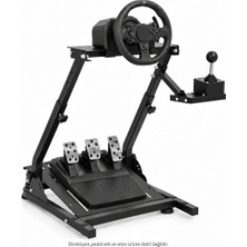 Cosmostech CS-231 Katlanabilir Sim Racing Direksiyon Standı – Ayarlanabilir Yarış Simülatörü Direksiyon Pedal ve Vites Standı