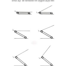 Mabelme Store Basic2 Aluminyum Ergonomik Ayarlanabiliir Macbook Notebook Standı 1