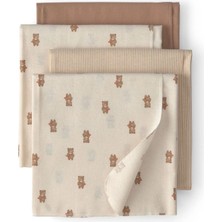 Carter's Bebek  4'lü Battaniye Krem 9V581510