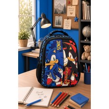 Sonic Shadow Çift Bölmeli Okul Çantası 42,5 cm Su Itici Tablet Bölmeli Ergonomik Sırt Destekli