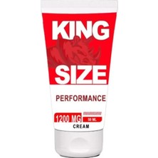 Belirtilmemiş Süper King Size 1200MG Erkeklere Özel Yoğun Sertlestiricli Bakım Masaj Kremi 50 ml x 1 Adet