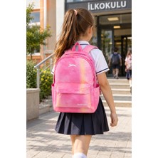 Ilkokul Okul Çantası Slazenger Armor Pink Sırt Çantası 43X30X15 cm