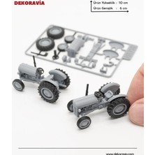 Kendin Yap (Kit Card) Koca Traktör, Avucunun Içinde! (Gri Renk)