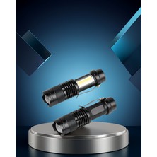 Astraltech 4 Modlu Mini LED El Feneri 2000 Lümen