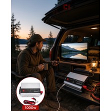 Astraltech 1000W Araç Inverter Kompakt Taşınabilir Güç Dönüştürücü