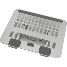 Mabelme Store ZR-516 Alüminyum Taşınabilir 360 Derece Dönebilir Katlanabilir Laptop Standı