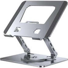 Mabelme Store ZR-104 360 Derece Dönen Tabanlı Katlanabilir Taşınabilir Laptop Standı