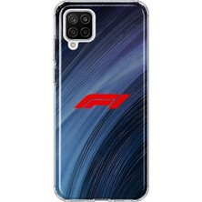 Mobilpad Samsung Galaxy A22/M22/M32 Uyumlu Formula Desenli Şeffaf Telefon Kılıfı
