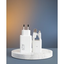 Astraltech 67W Hızlı Şarj Adaptörü ve Type-C Veri Kablosu Seti