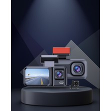 Astraltech Üç Kameralı Dash Cam 170° Geniş Açılı Full Hd Gece Görüşlü