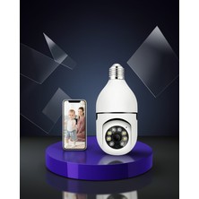 Astraltech Ampül Kamera 360 Derece Wi-Fi Full Hd 1080P