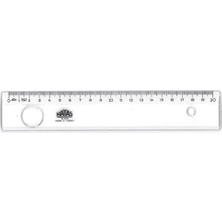 0151 20 cm Geniş Mercekli Cetvel