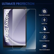 Mabelme Store Katumo 2 Adet Tam Ekran Koruyucu Folyo  Galaxy Tab A9 8,7 Inç 2023 Için Ekran Koruyucu 9h Sertlik Çizilmez Kabarcıksız Folyo Cam  SM-X110/X115/X117 Iç